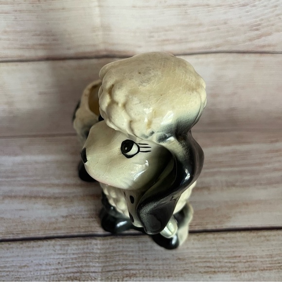 Vintage 50s 60s poodle dog planter decor - Picture 2 of 8